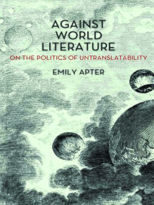 cover image of Against World Literature